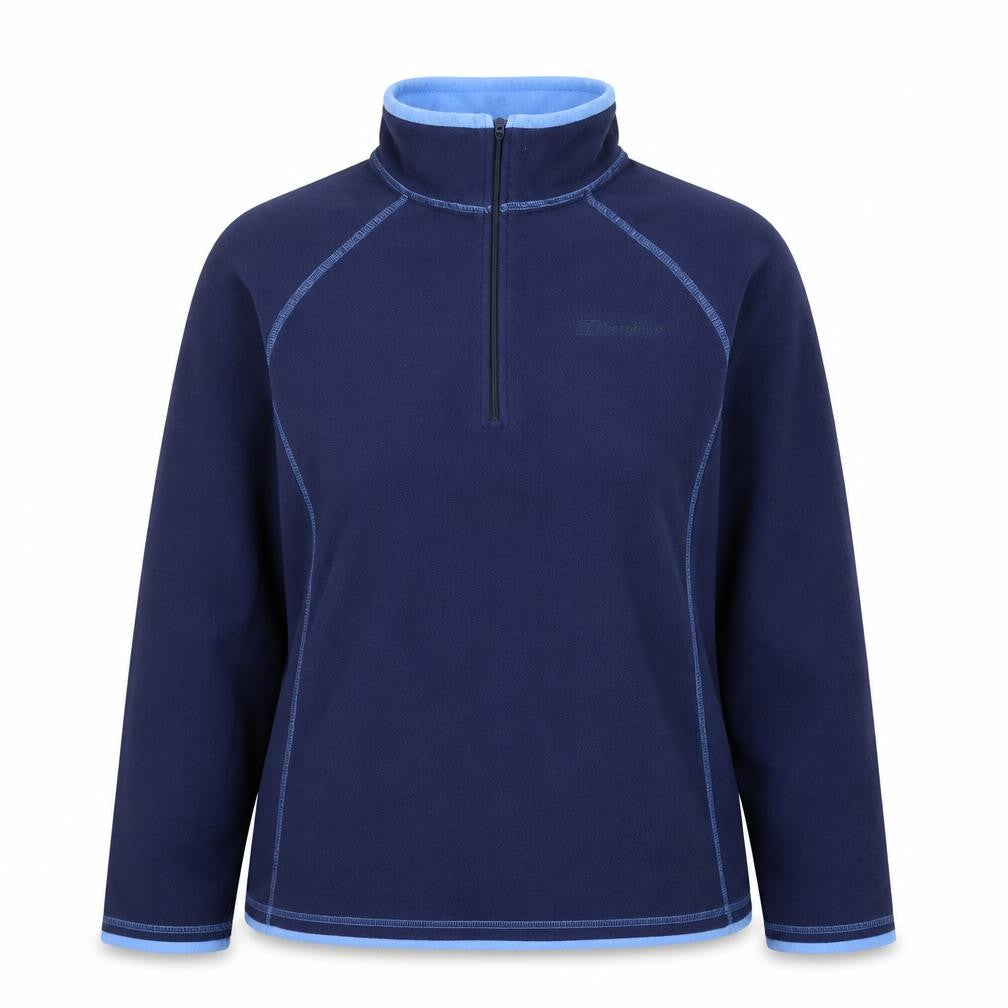 Mountain Warehouse Women's Navy Blue Fleece Pullover UK 14 Half Zip Sweatshirt