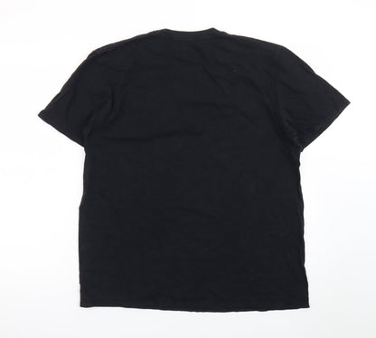 Sugababes Women's Black Cotton Band T-Shirt Size L
