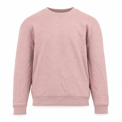 Reiss Men's Pink Cotton Crew Neck Pullover Sweatshirt XS