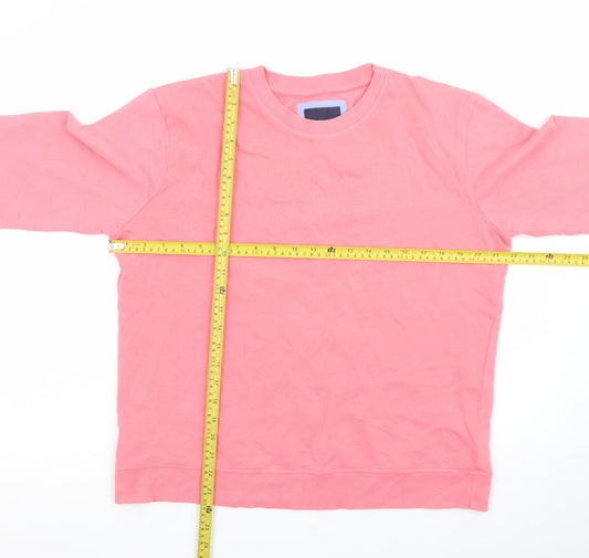 Crew Clothing Company Women's Pink 3/4 Sleeve Cotton T-Shirt Size 14