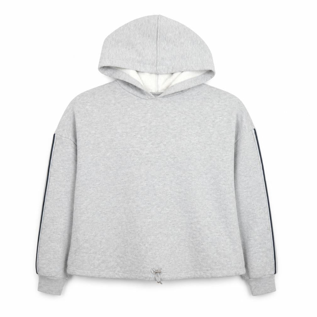 Marks & Spencer Women's Grey Marl Small Pullover Hoodie