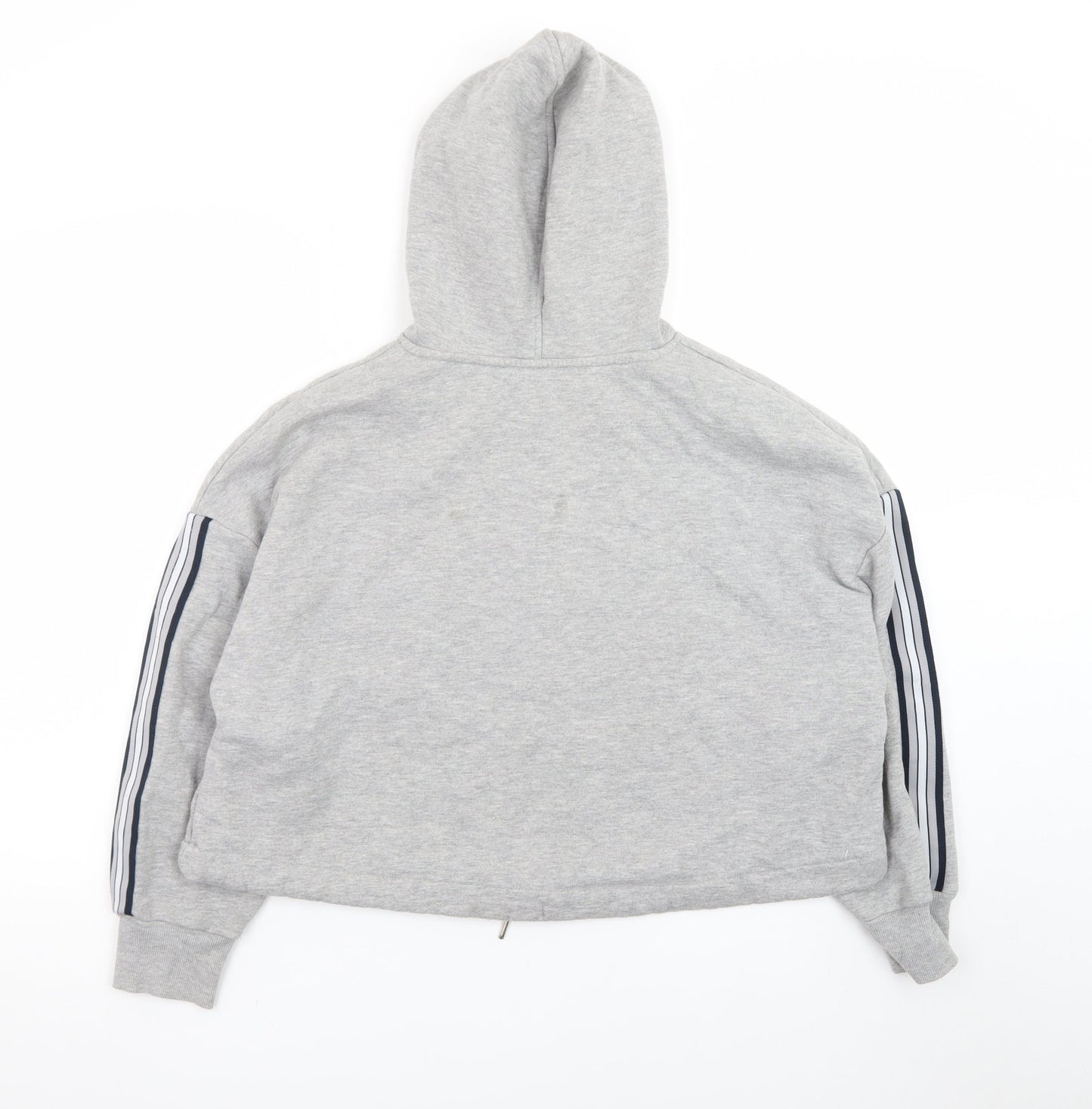 Marks and Spencer Women's Grey Marl Small Pullover Hoodie