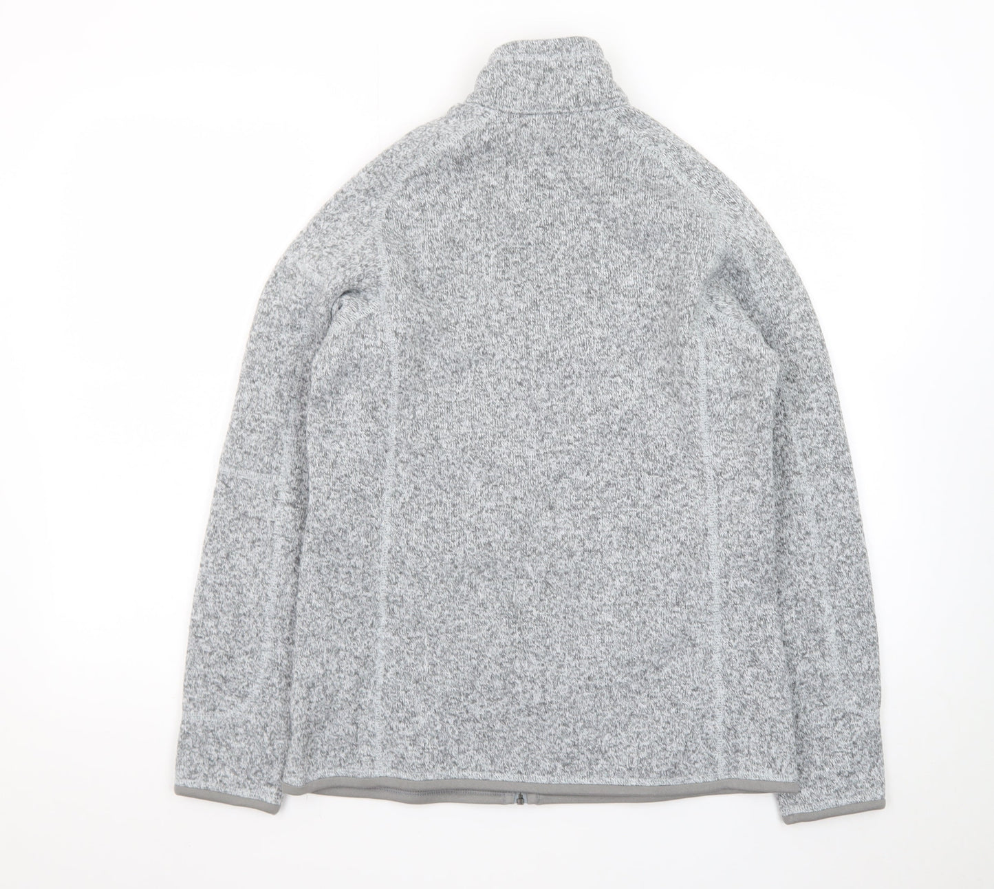 Patagonia Women Grey Full Zip Fleece Jacket Size M
