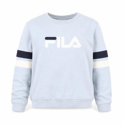 Fila Women's Light Blue Crew Neck Pullover Sweatshirt Size S