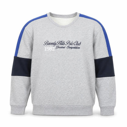 Beverly Hills Polo Club Men's Grey 2XL Pullover Sweatshirt
