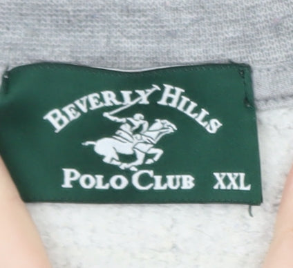 Beverly Hills Polo Club Men's Grey 2XL Pullover Sweatshirt