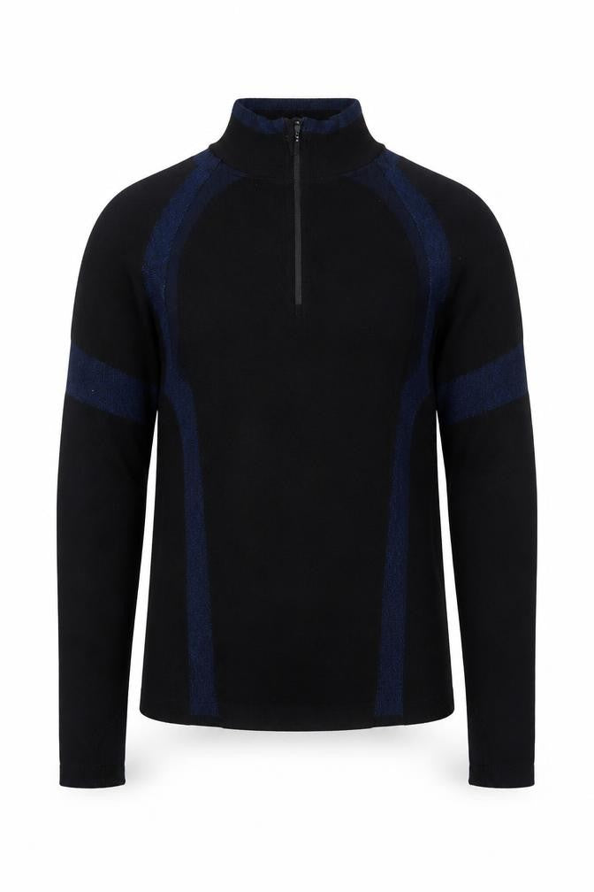 BAM Mens Black M 1/4 Zip Athletic Activewear Jacket