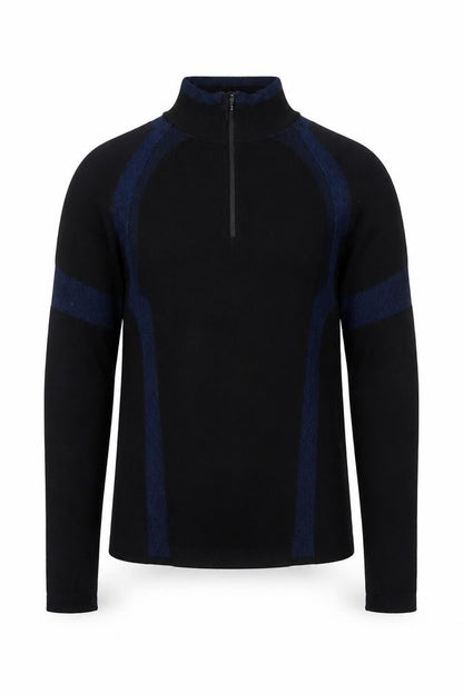 BAM Mens Black M 1/4 Zip Athletic Activewear Jacket