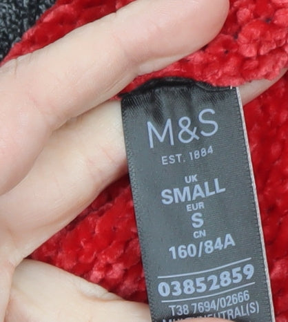 Marks and Spencer Womens Multicoloured Striped Knit Jumper S