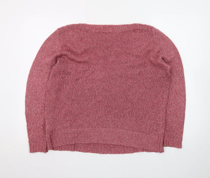 Marks and Spencer Women’s Pink Knit Pullover Jumper UK 18