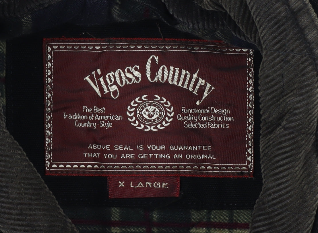 Vigoss Country Men's Black Cotton Field Jacket XL