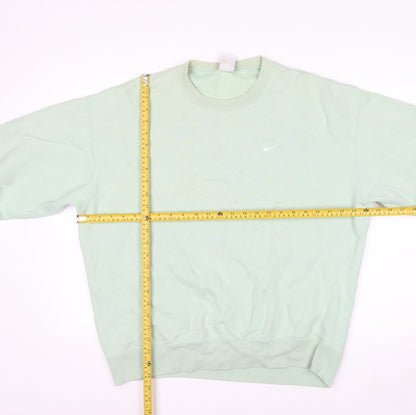 Nike Men's Green Medium Pullover Crew Neck Fleece Sweatshirt