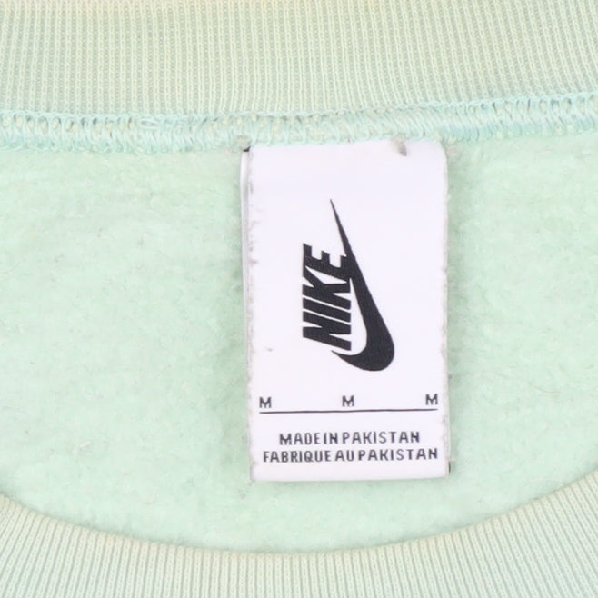 Nike Men's Green Medium Pullover Crew Neck Fleece Sweatshirt
