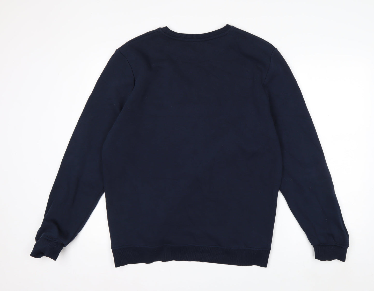 Disney Women’s Navy Neverland Sweatshirt XL Cotton Blend Crew Neck