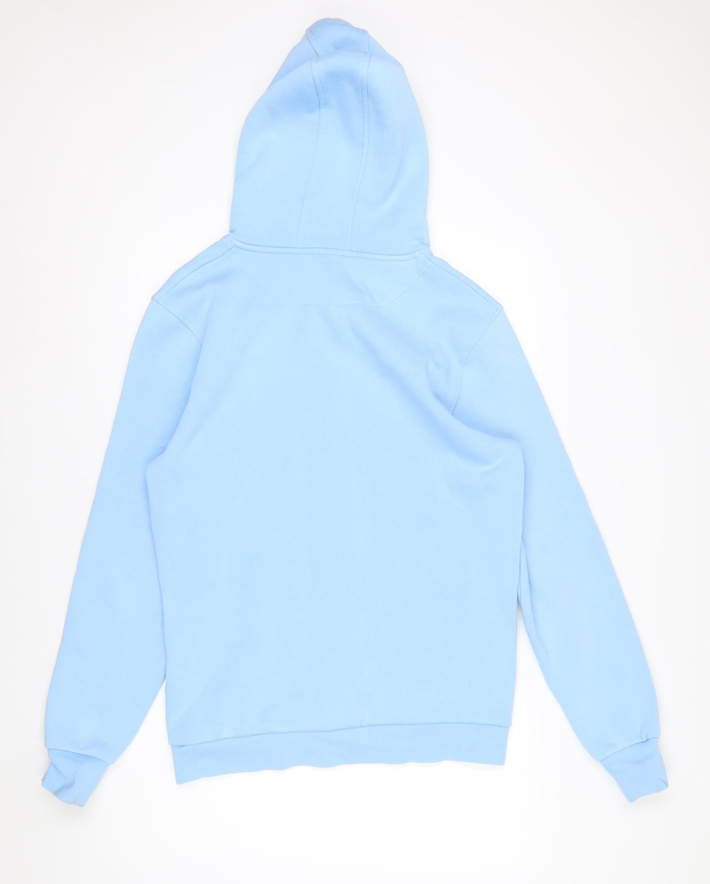 Mercier Men's Blue Pullover Hoodie M Embroidered Logo Fleece