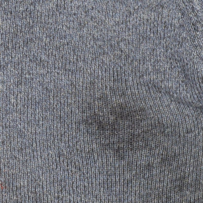 Jeff Banks Women Blue Wool Blend Crew Neck Pullover Jumper L