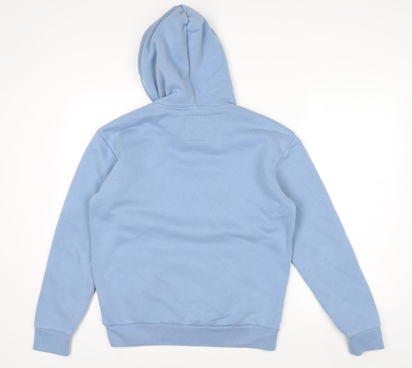 Hollister Men's Blue Pullover Hoodie Small Fleece Cotton Blend
