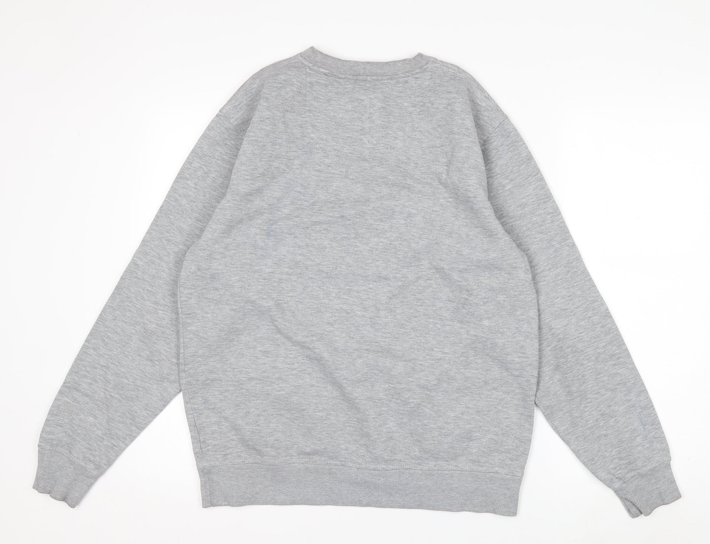Brickbear Men's Grey Sweatshirt Medium Pullover Graphic Logo