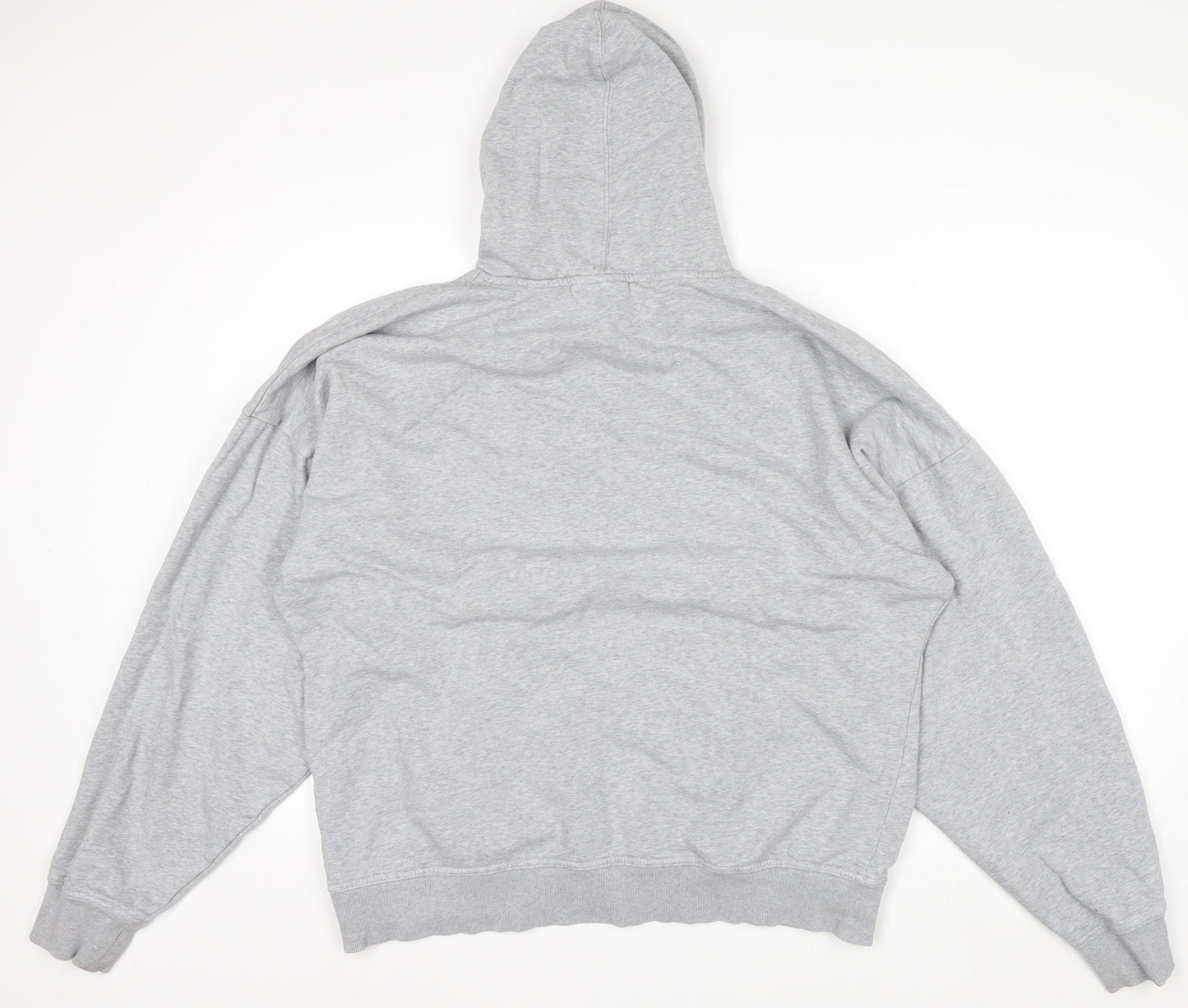 Gymshark Mens Grey 2XL Pullover Hoodie with Logo Drawstring
