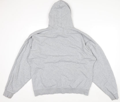 Gymshark Mens Grey 2XL Pullover Hoodie with Logo Drawstring