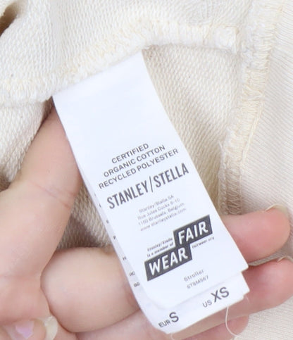 Stanley/Stella Womens Beige Rest Day Pullover Sweatshirt XS