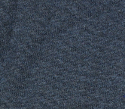 Hobbs Women’s Navy Blue Wool Cashmere Crew Neck Jumper XS
