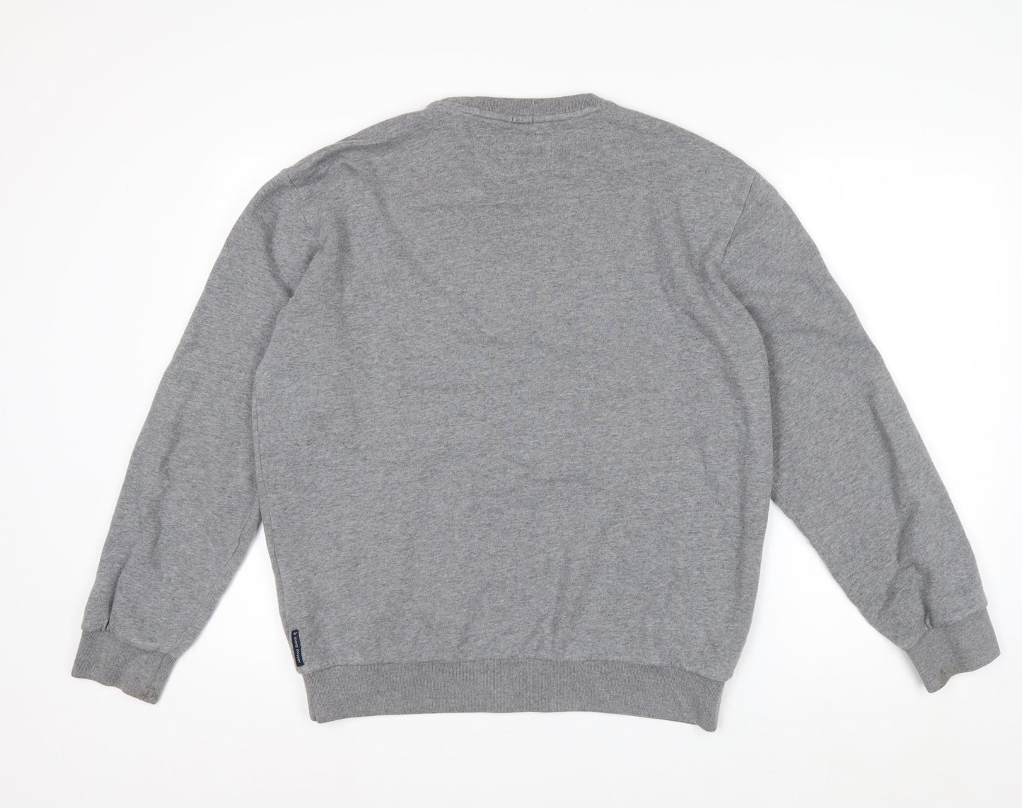Armani Jeans Men's Grey Crew Neck Pullover Sweatshirt L
