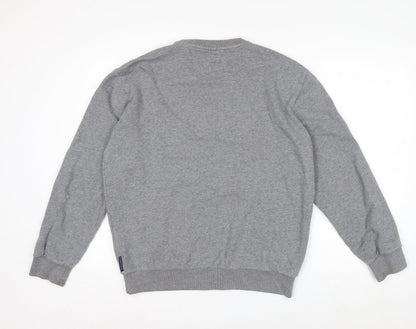 Armani Jeans Men's Grey Crew Neck Pullover Sweatshirt L