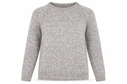 Lands' End Men's Beige Knit Cotton Blend Pullover Jumper Size L