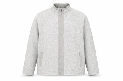 Marks and Spencer Men’s Grey Full Zip Acrylic Knit Jumper 2XL