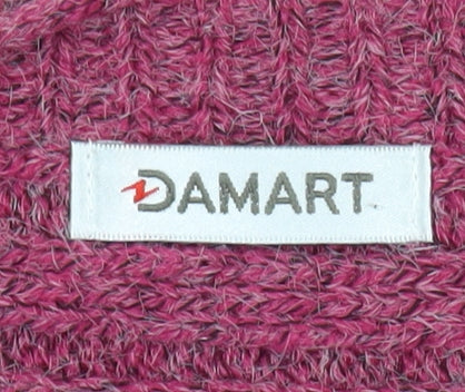Damart Women’s Pink Crew Neck Pullover Jumper XL 22/24 Acrylic Blend