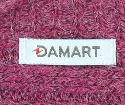 Damart Women’s Pink Crew Neck Pullover Jumper XL 22/24 Acrylic Blend