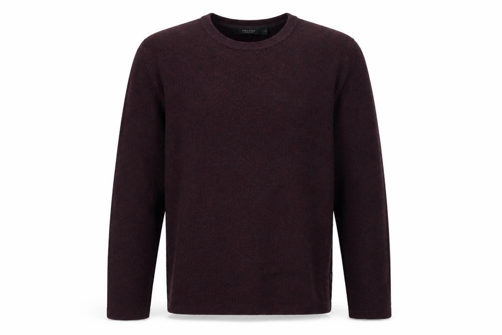 Jack & Jones Men’s Purple Cotton Crew Neck Jumper Size L