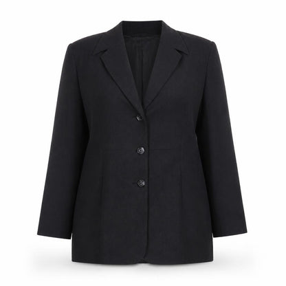 Country Casuals Women Black Size 14 Classic Lined Blazer