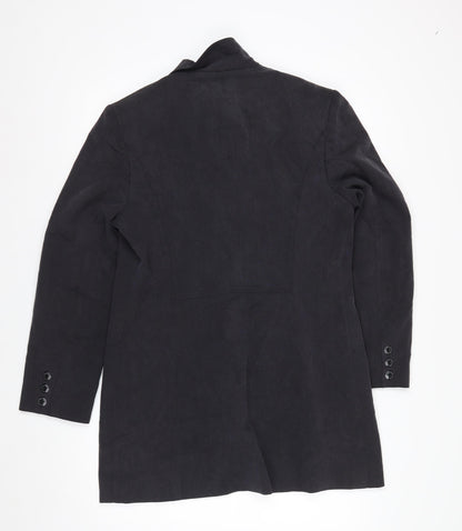 Country Casuals Women Black Size 14 Classic Lined Blazer