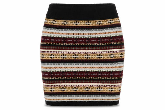 Miss Selfridge Women Multicoloured Knit Pencil Skirt Size 8