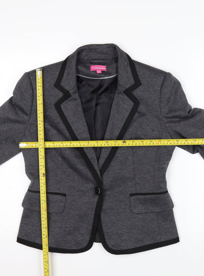 The Department Women's Grey Size 12 Single-Breasted Blazer