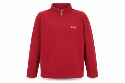 Regatta Men's Red 3XL Fleece 1/4 Zip Pullover Sweatshirt
