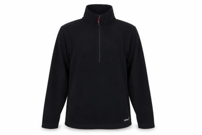 Gelert Womens Black Size 12 Fleece 1/2 Zip Pullover Sweatshirt