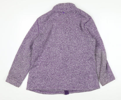Mountain Warehouse Womens Purple Full Zip Fleece Jacket Size 16