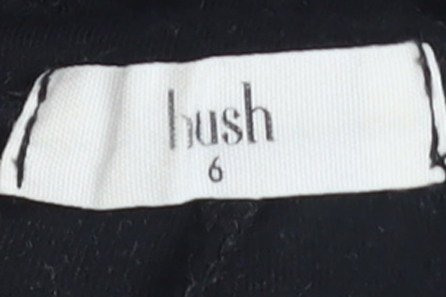 Hush Women’s Black Joggers Size 6 Cotton Blend Pull-On Trousers