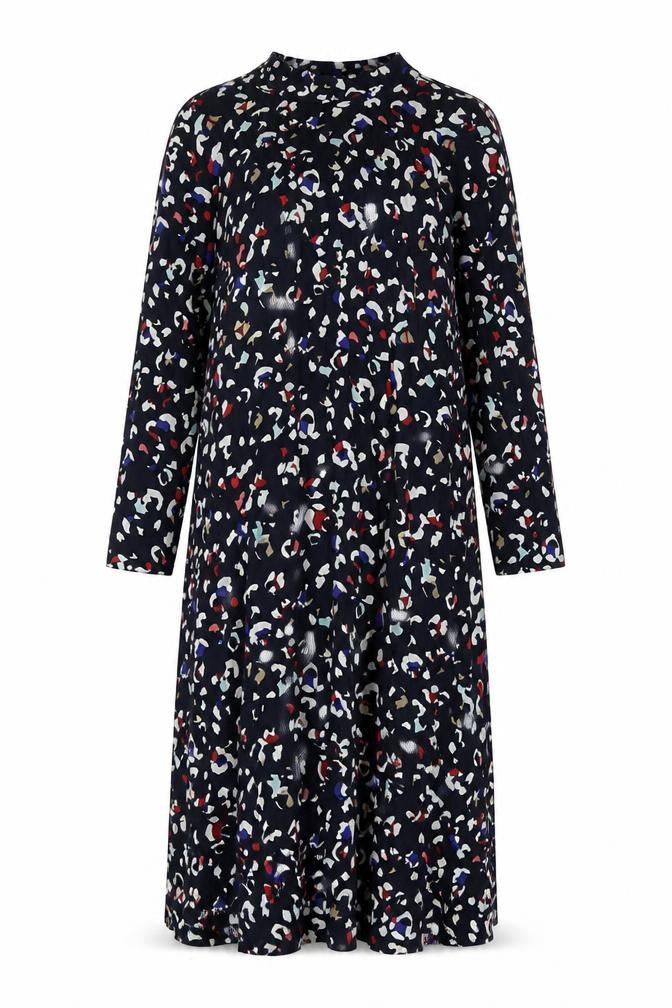 Marks & Spencer Women’s Multicoloured A-Line Midi Dress Size 14