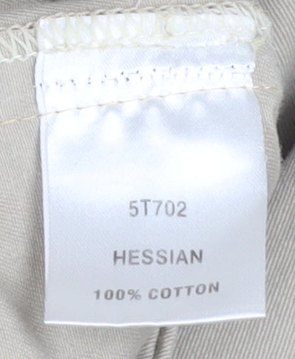 Cotton Traders Women's Beige Cotton Anorak Jacket Size 18
