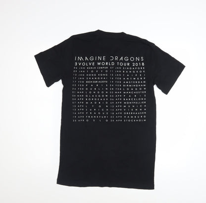 Imagine Dragons Men’s Black Small Evolve Tour 2018 Band T-Shirt