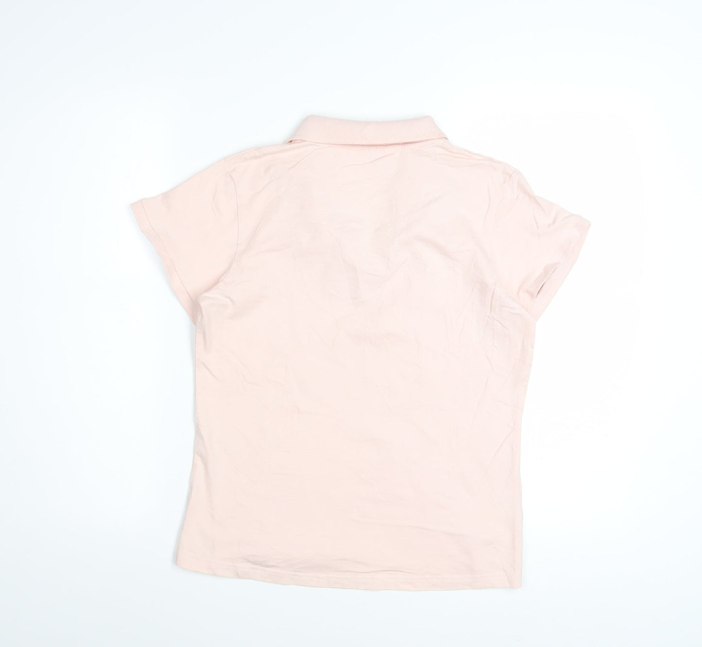Papaya Women's Pink Size 14 Short Sleeve Cotton Polo Shirt