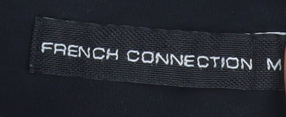 French Connection Men's Black Cotton Short Sleeve Polo M