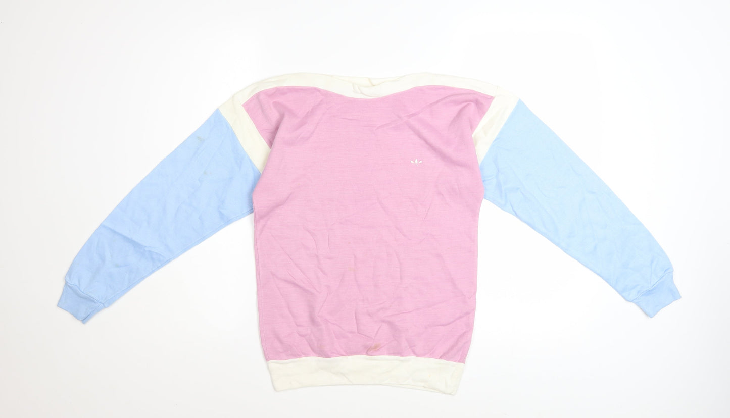 Adidas Women’s Multicoloured Sweatshirt Size 10 Acrylic Pullover