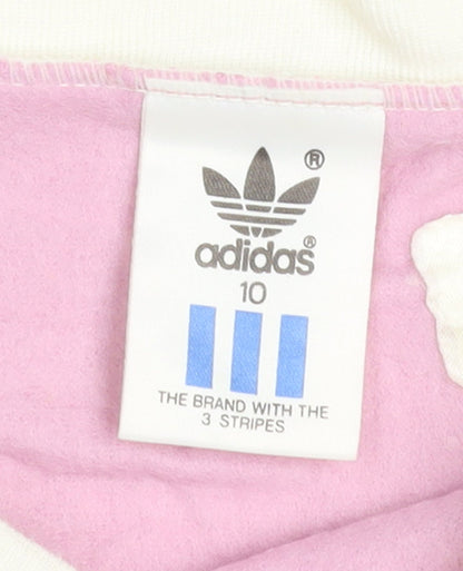 Adidas Women’s Multicoloured Sweatshirt Size 10 Acrylic Pullover