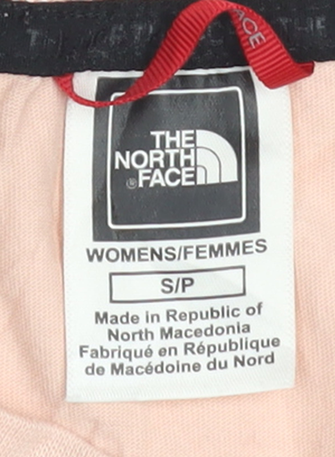 The North Face Womens Pink Cotton Short Sleeve Basic T-Shirt Size S