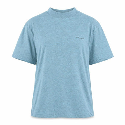 Collusion Women's Blue Basic Short Sleeve T-Shirt Size 2XS